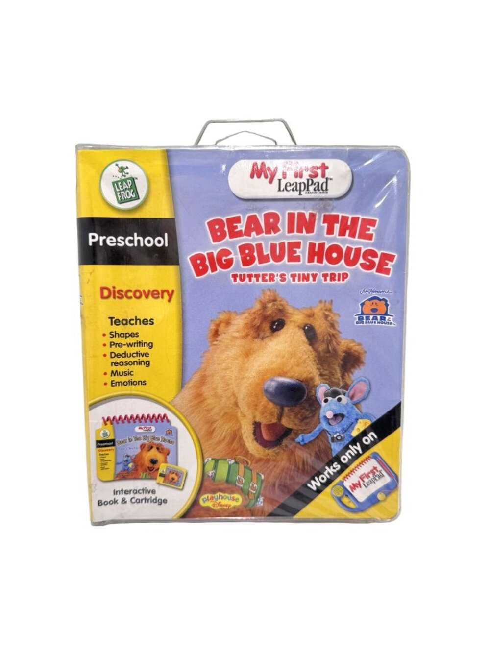 Leap Frog Preschool Bear In The Big Blue House Tutter's Tiny Trip First LeapPad